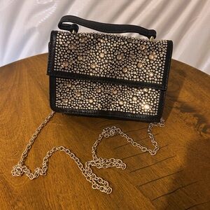 Black & gold purse